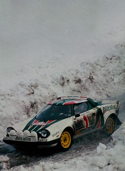 lancia rally car