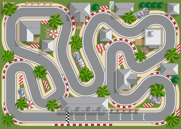 car track