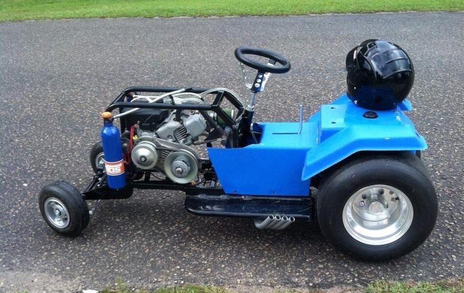 lawn mower drag racing